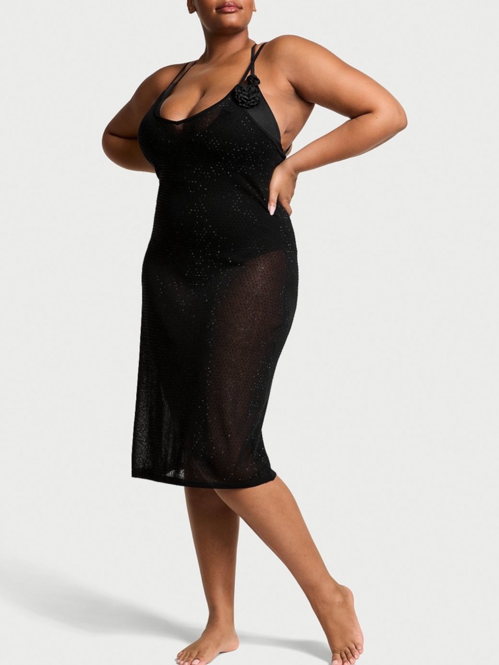 Diamanté Swim Coverup